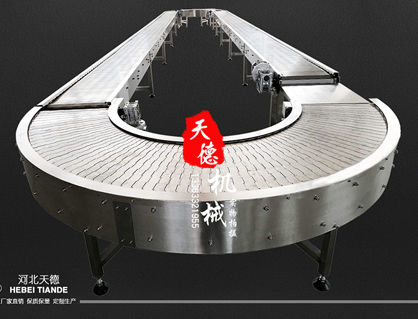 360度鏈板轉(zhuǎn)彎?rùn)C(jī)、循環(huán)型轉(zhuǎn)彎輸送機(jī)